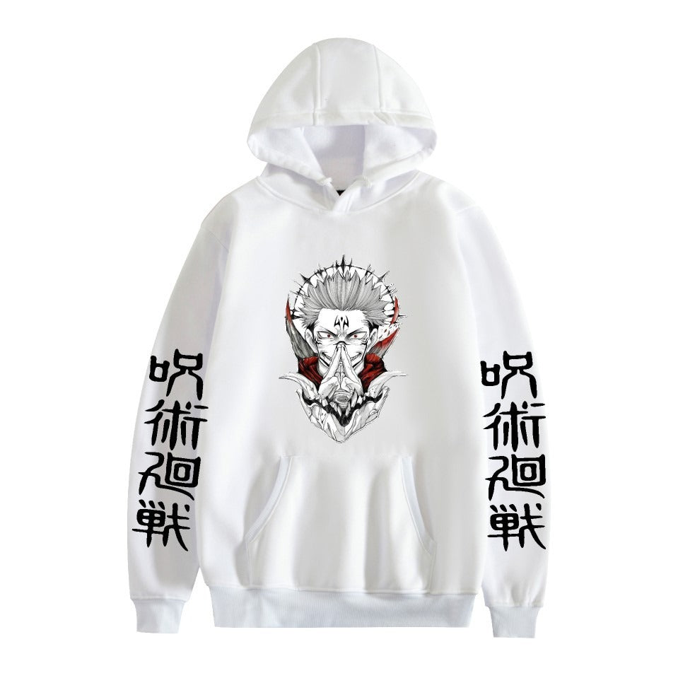 Hot selling spell battle hoodie print casual fashion student men and women autumn and winter fashion brand hoodie