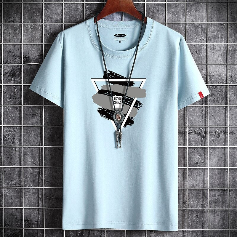 Fashion Anime T Shirt White Oversized Summer for Men Clothing Graphic Vintage T-shirt Anime Harajuku Manga S-6XL